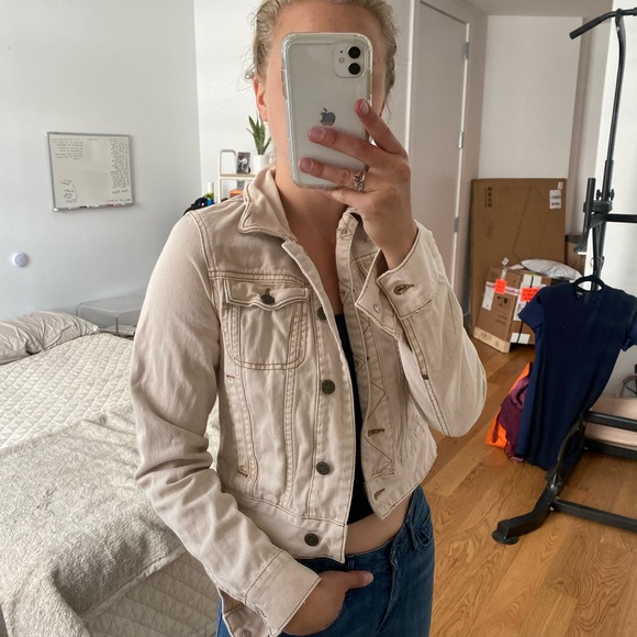 Light Pink/Blush Denim Jacket - Picture 2 of 4